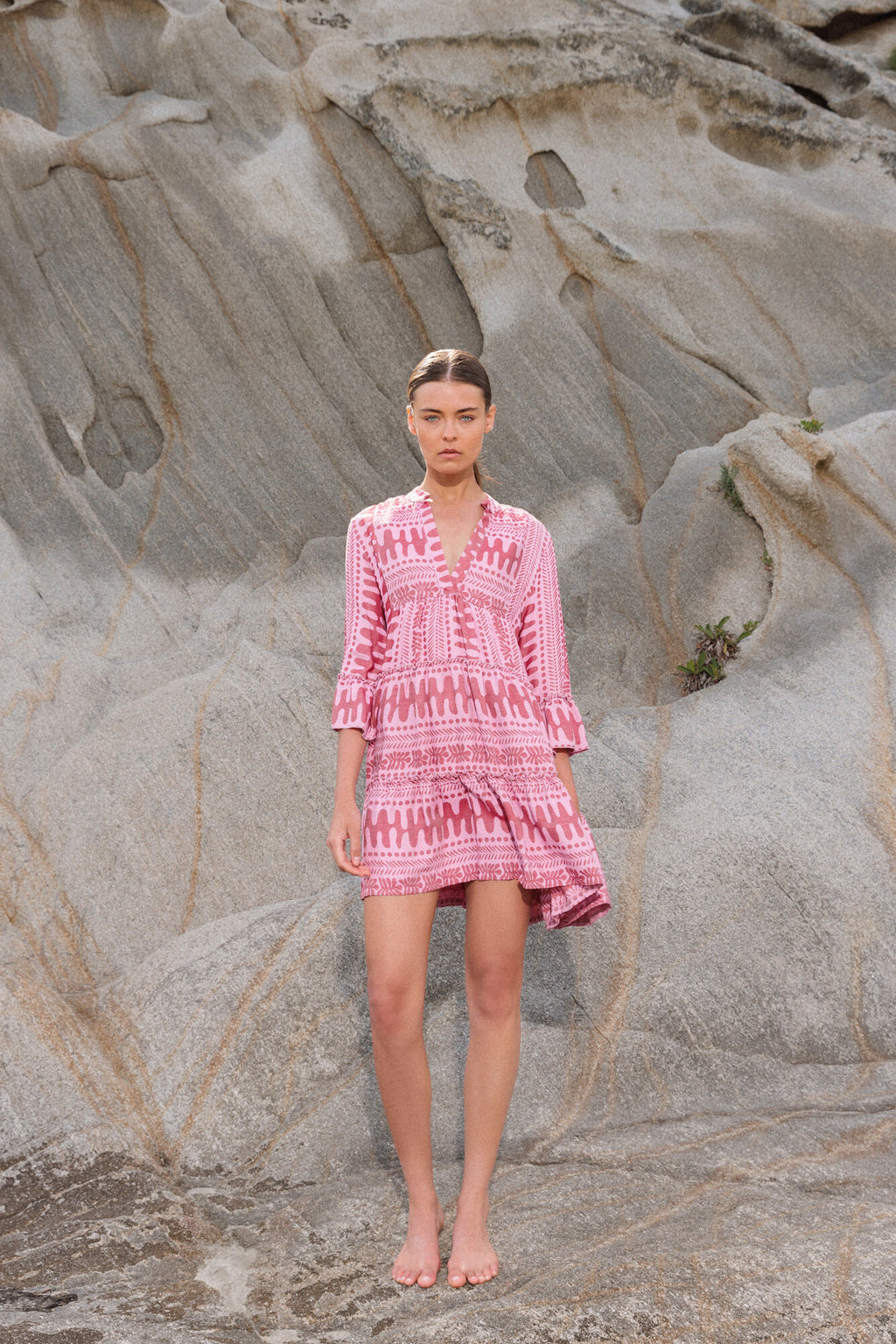 Pink Label - Beachwear Embroidery Dot