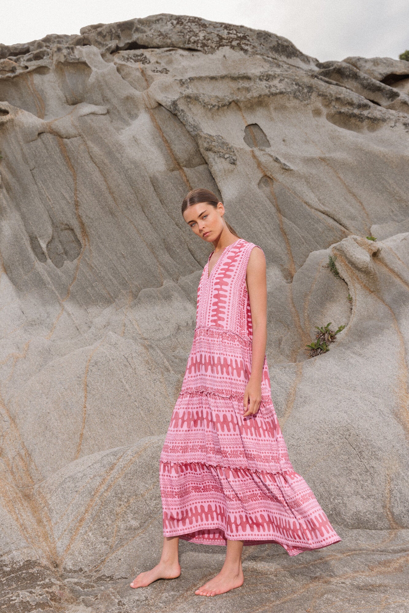Pink Label - Beachwear Embroidery Dot