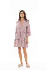 Pink Label - Beachwear Stripe Pink Green
