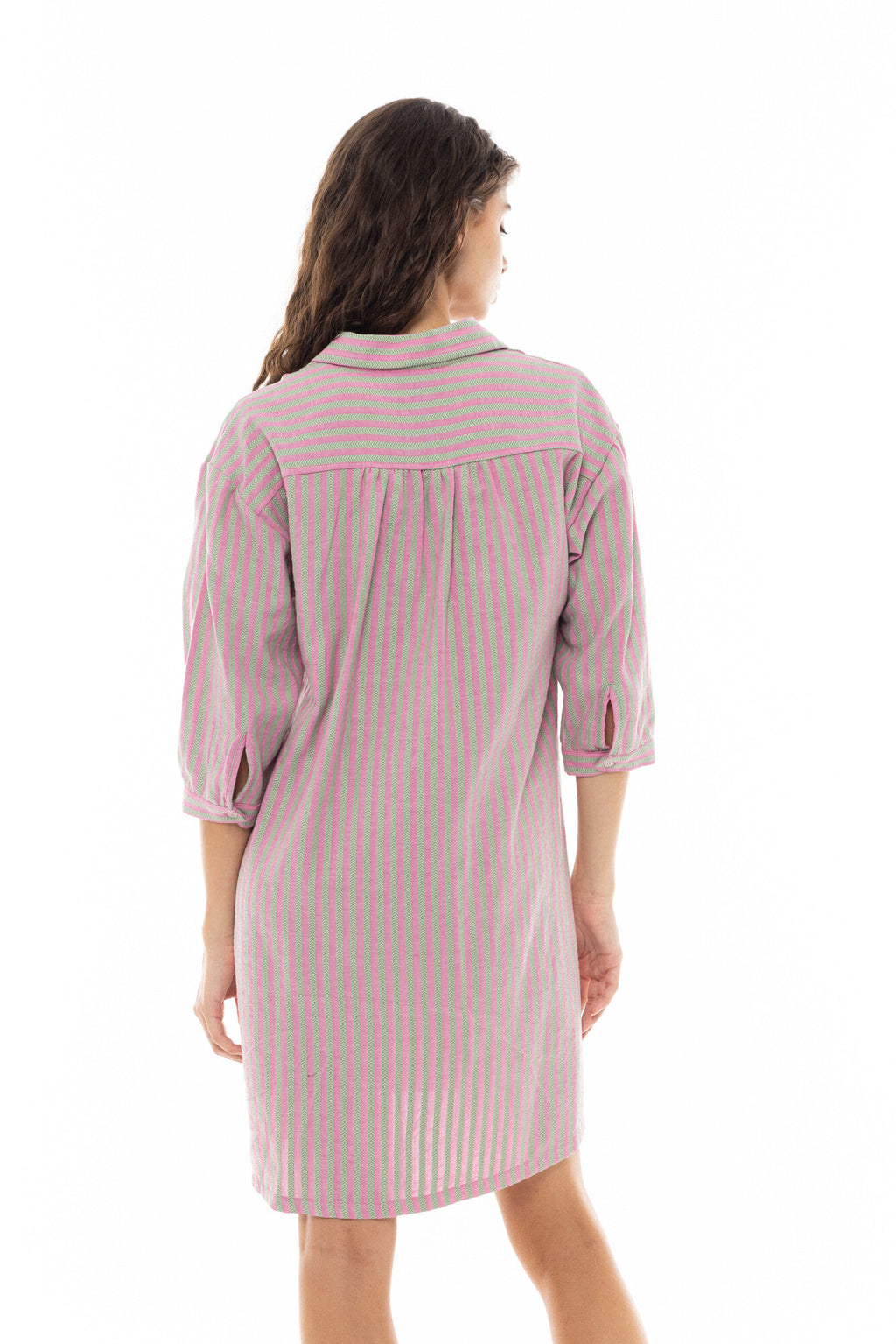 Pink Label - Beachwear Stripe Pink Green