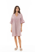 Pink Label - Beachwear Stripe Pink Green