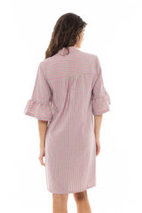Pink Label - Beachwear Stripe Pink Green