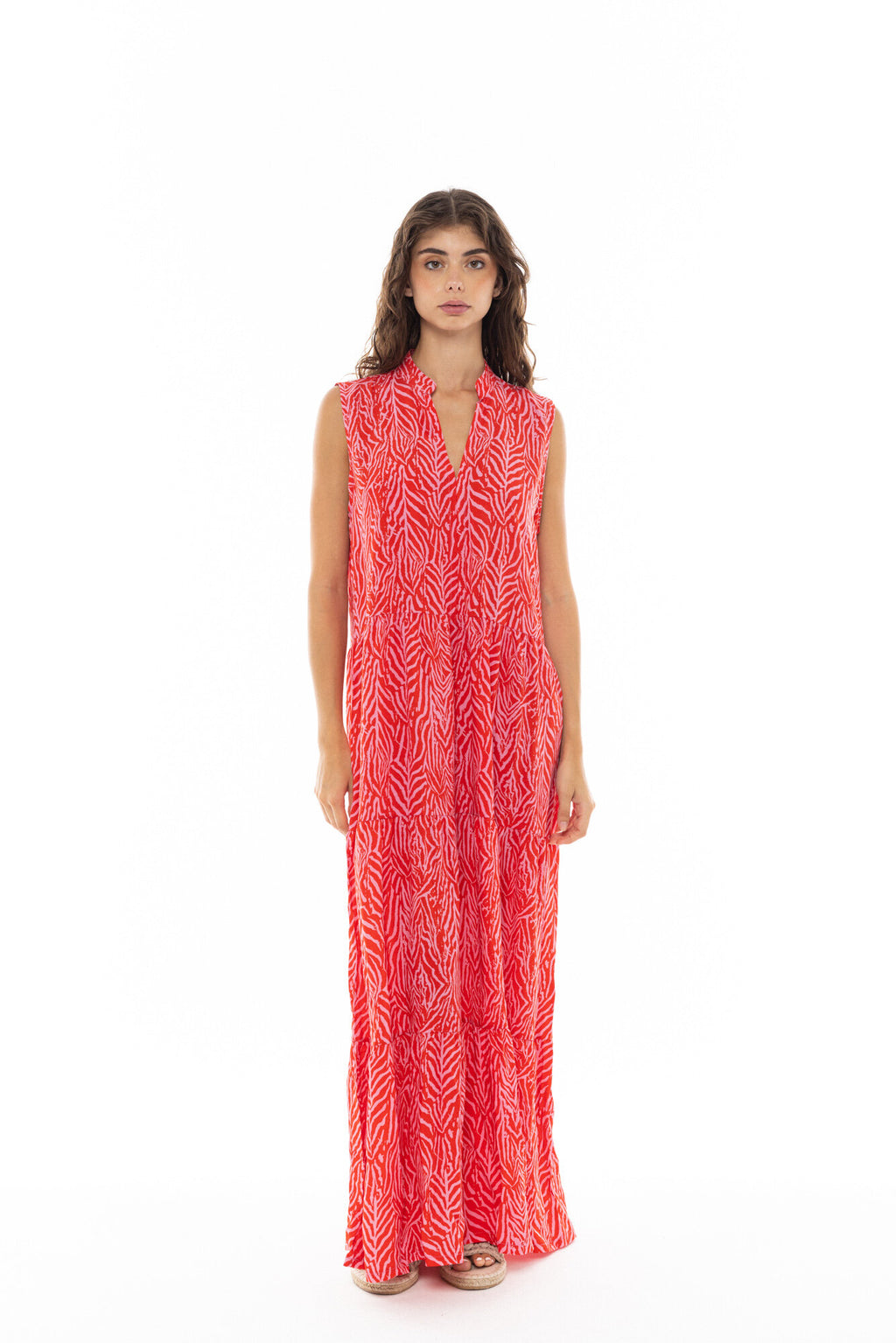 Pink Label - Beachwear Red Leo