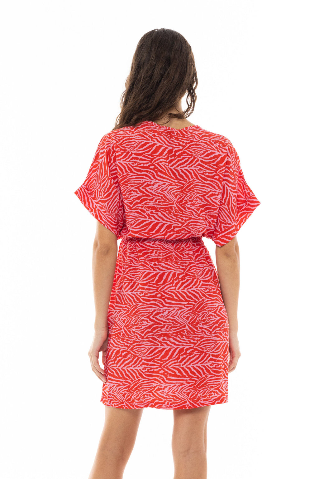 Pink Label - Beachwear Red Leo