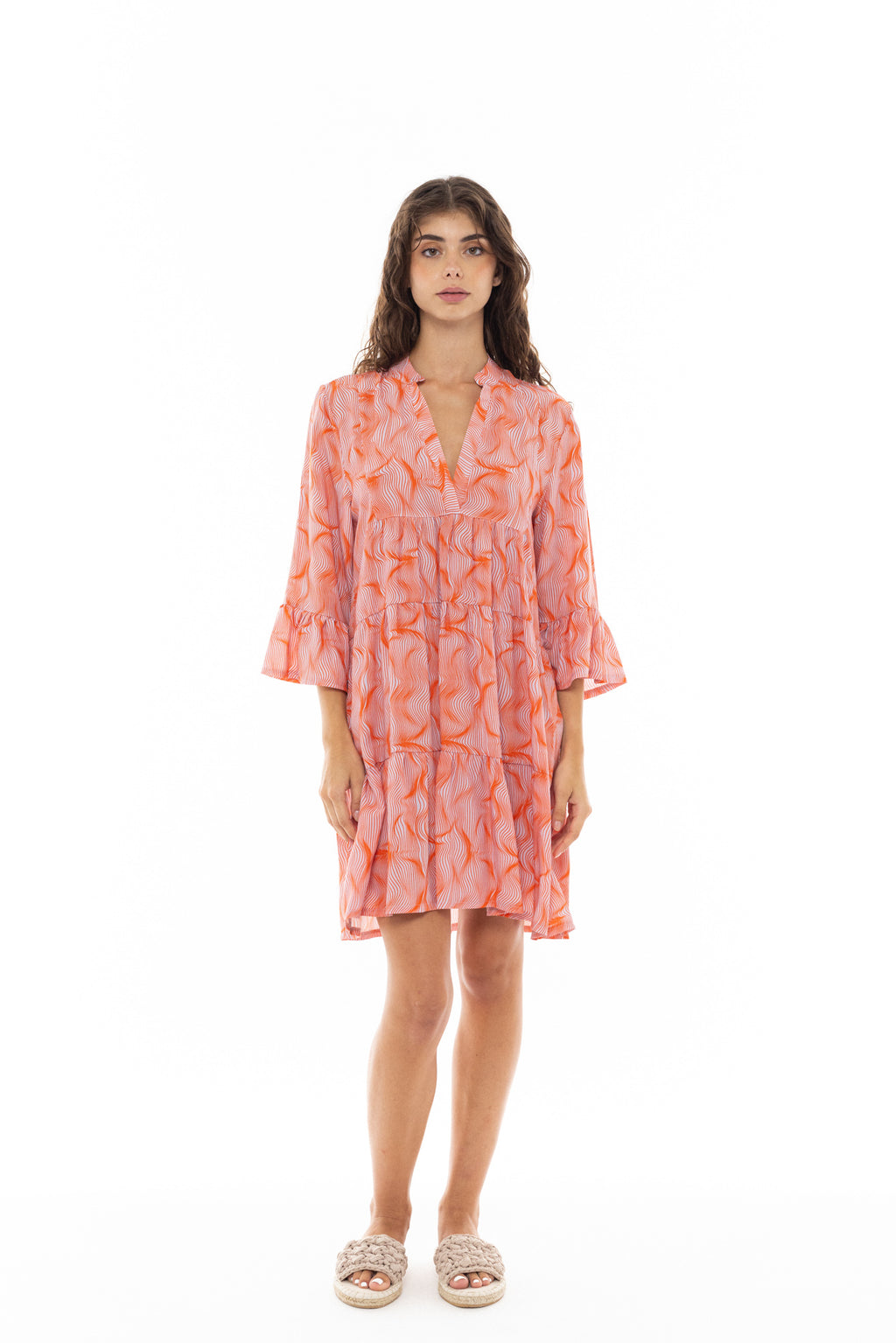 Pink Label - Beachwear Orange Waves