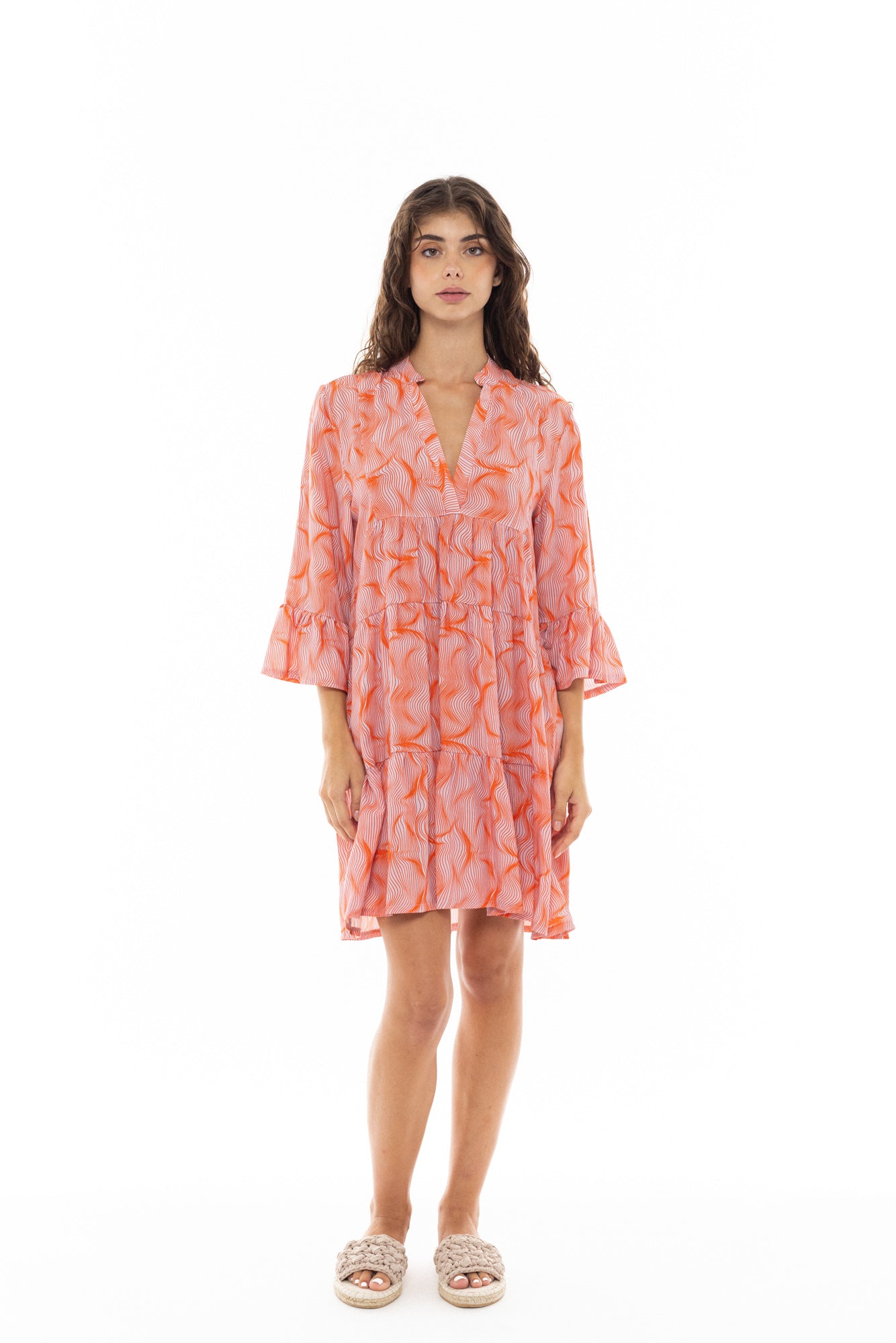 Pink Label - Beachwear Orange Waves