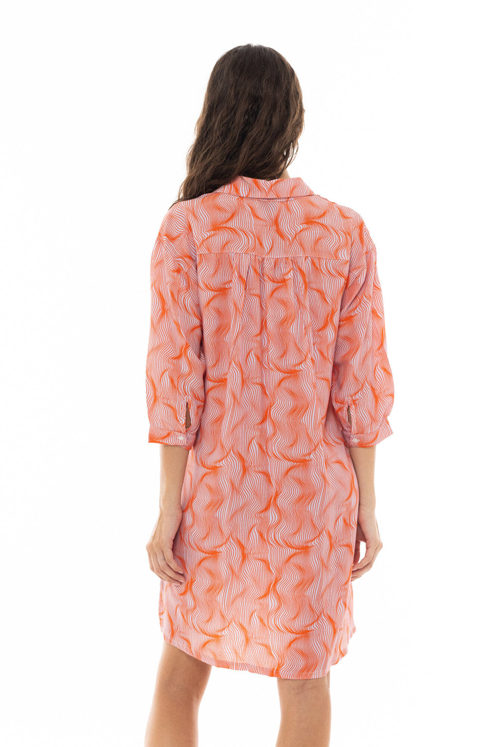 Pink Label - Beachwear Orange Waves