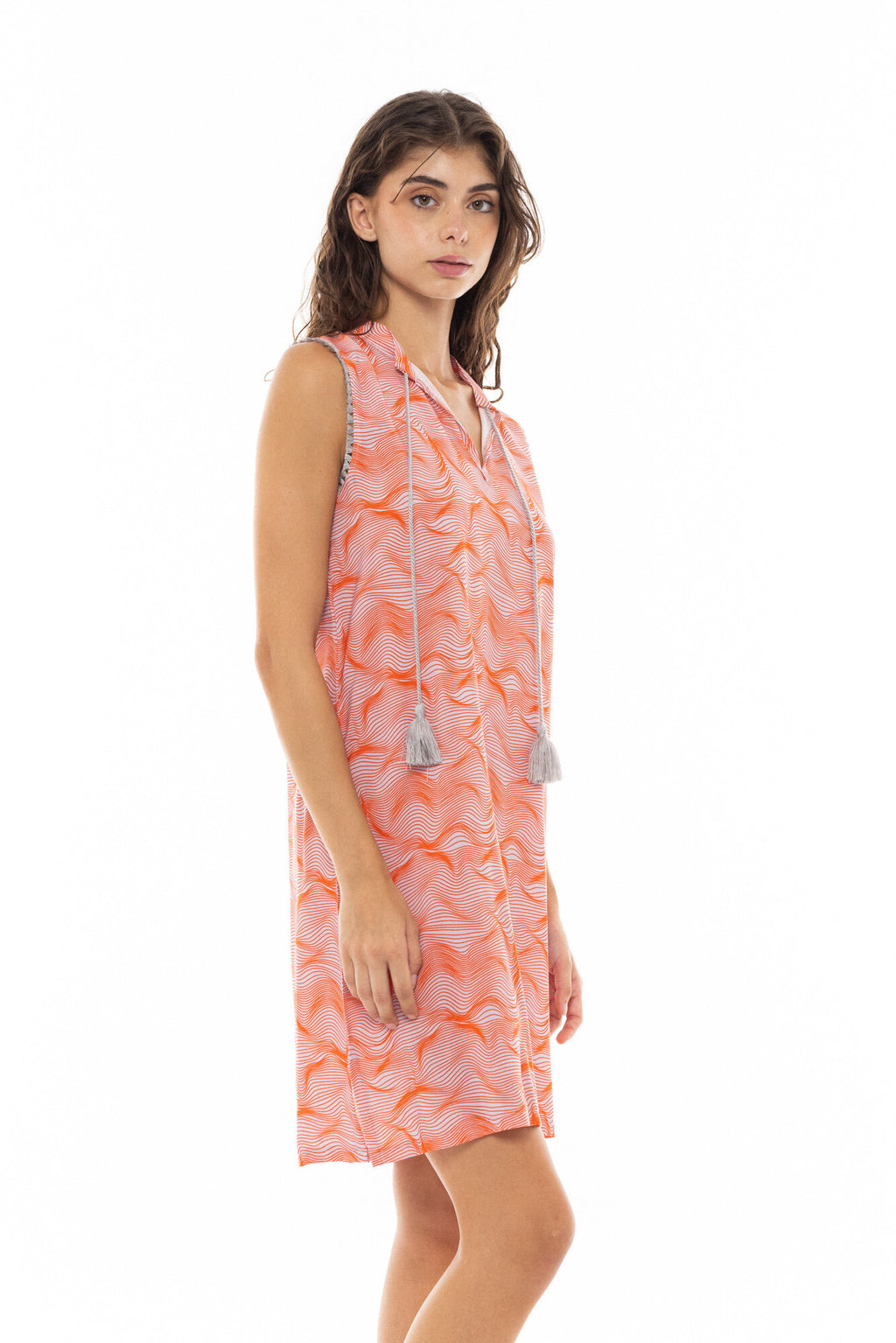 Pink Label - Beachwear Orange Waves