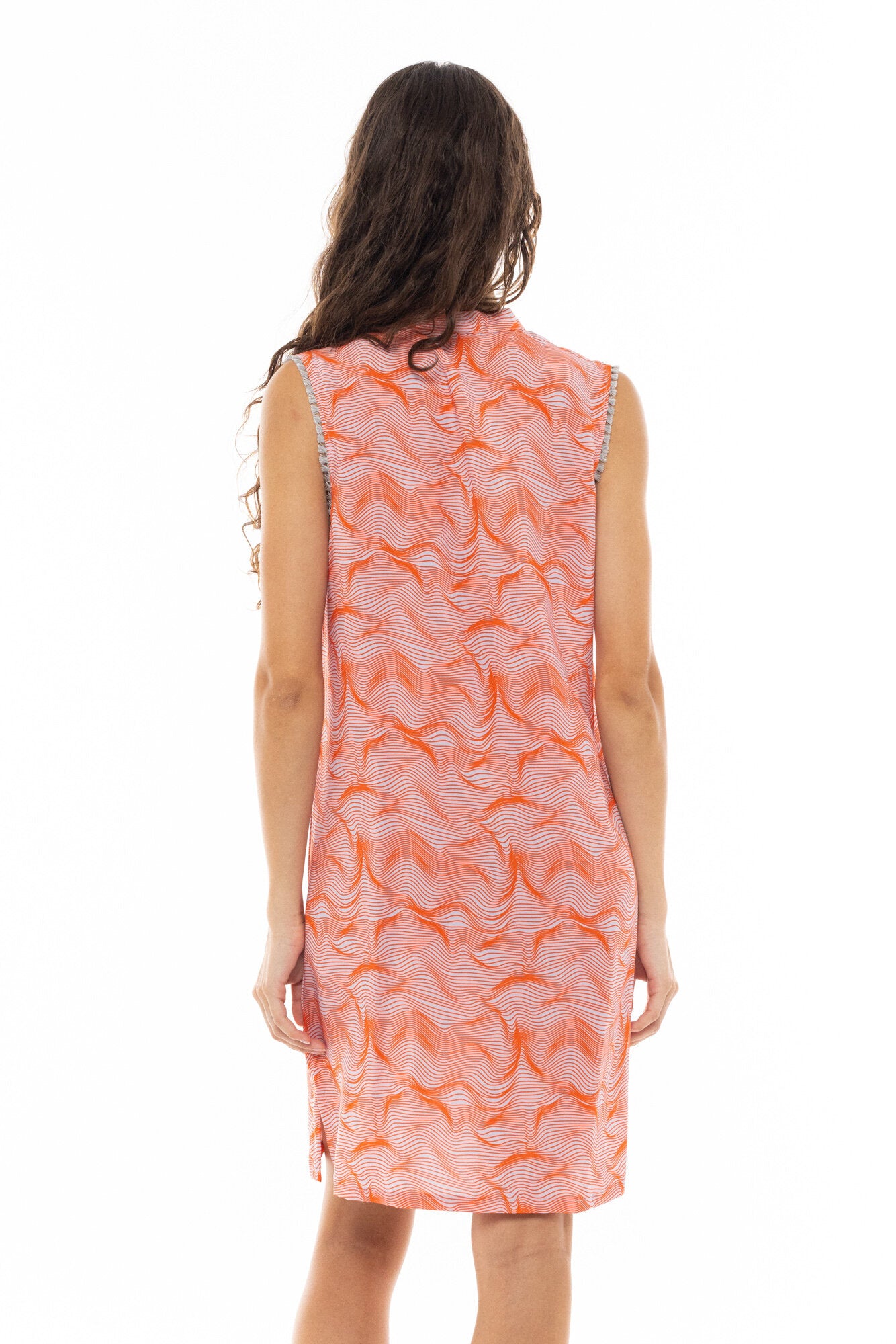 Pink Label - Beachwear Orange Waves