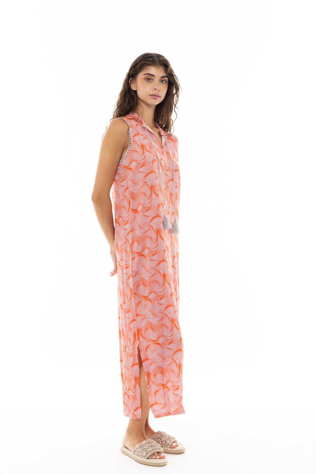 Pink Label - Beachwear Orange Waves