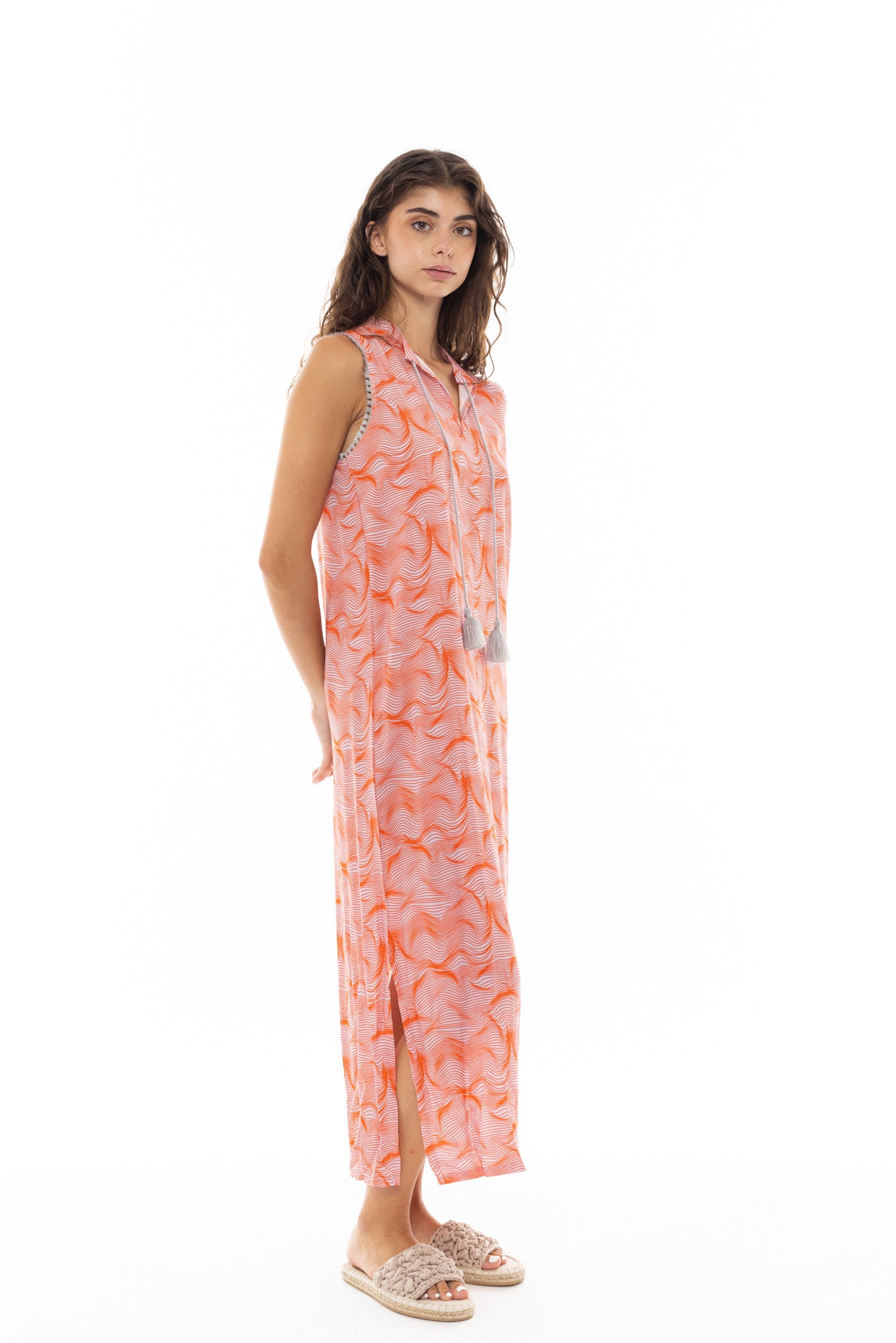 Pink Label - Beachwear Orange Waves