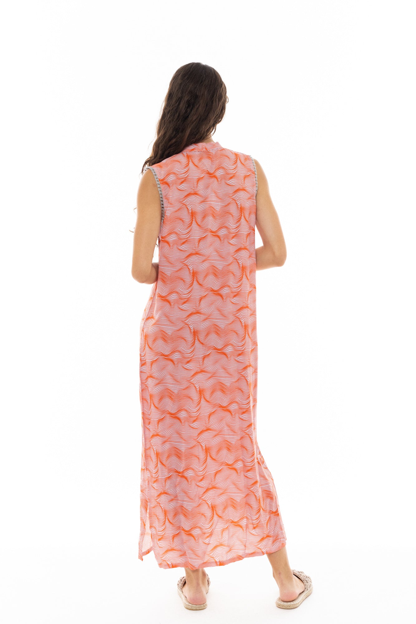 Pink Label - Beachwear Orange Waves
