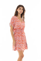 Pink Label - Beachwear Orange Waves