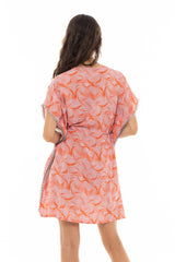 Pink Label - Beachwear Orange Waves