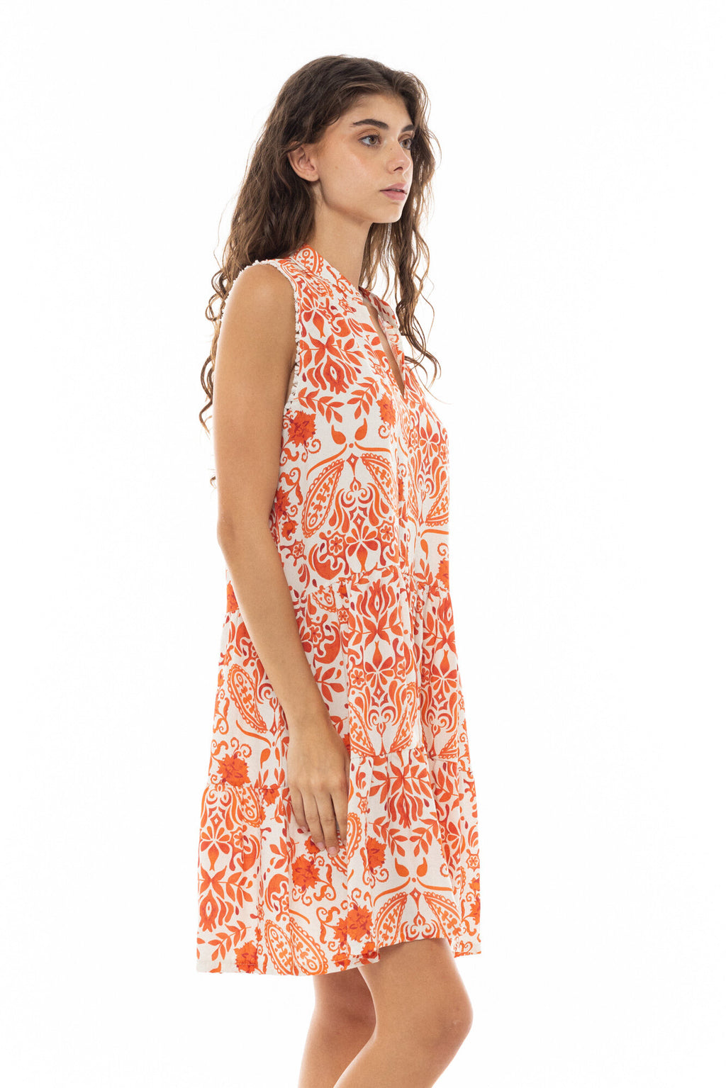 Pink Label - Beachwear Orange Flower