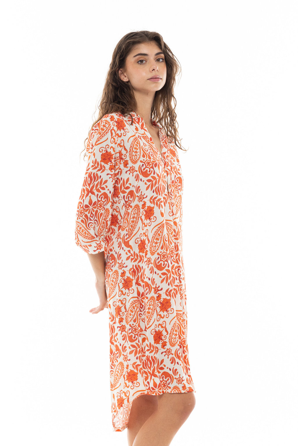 Pink Label - Beachwear Orange Flower