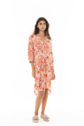 Pink Label - Beachwear Orange Flower