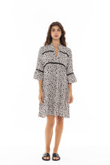 Pink Label - Beachwear Offwhite Leo