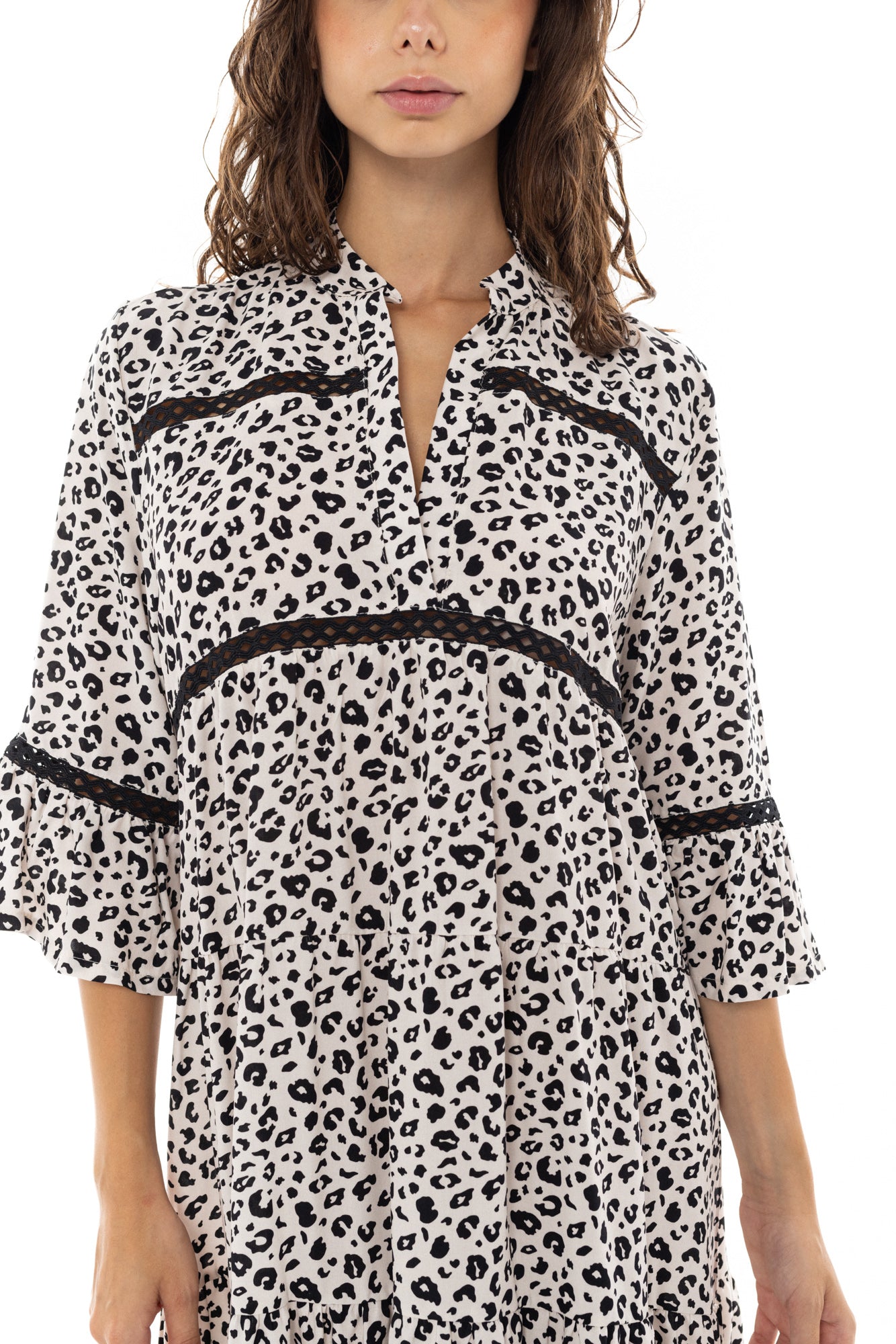 Pink Label - Beachwear Offwhite Leo