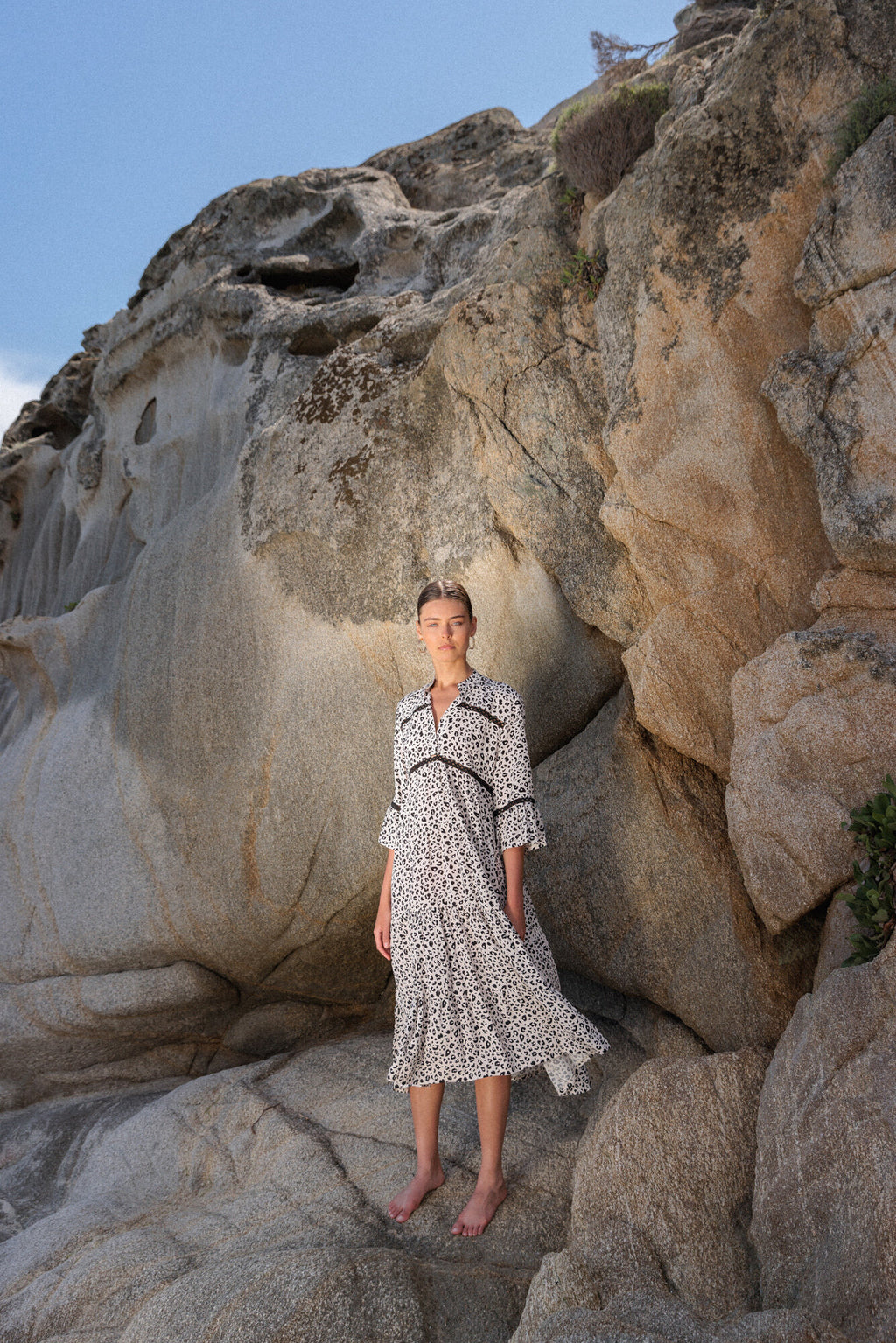 Pink Label - Beachwear Offwhite Leo