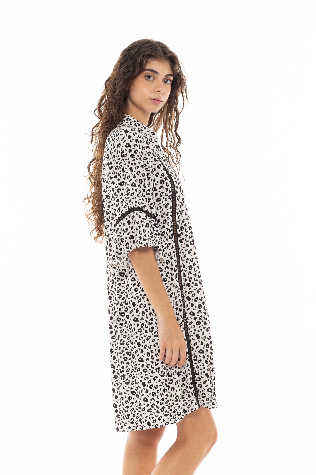 Pink Label - Beachwear Offwhite Leo