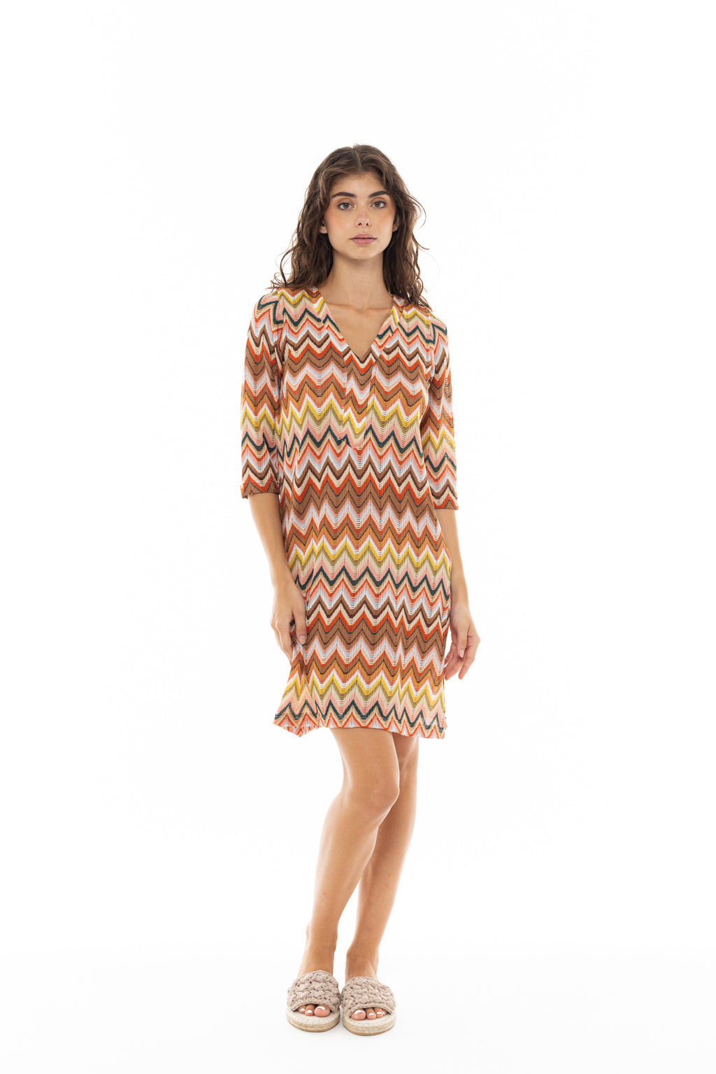 Pink Label - Beachwear Embrodery Rainbow
