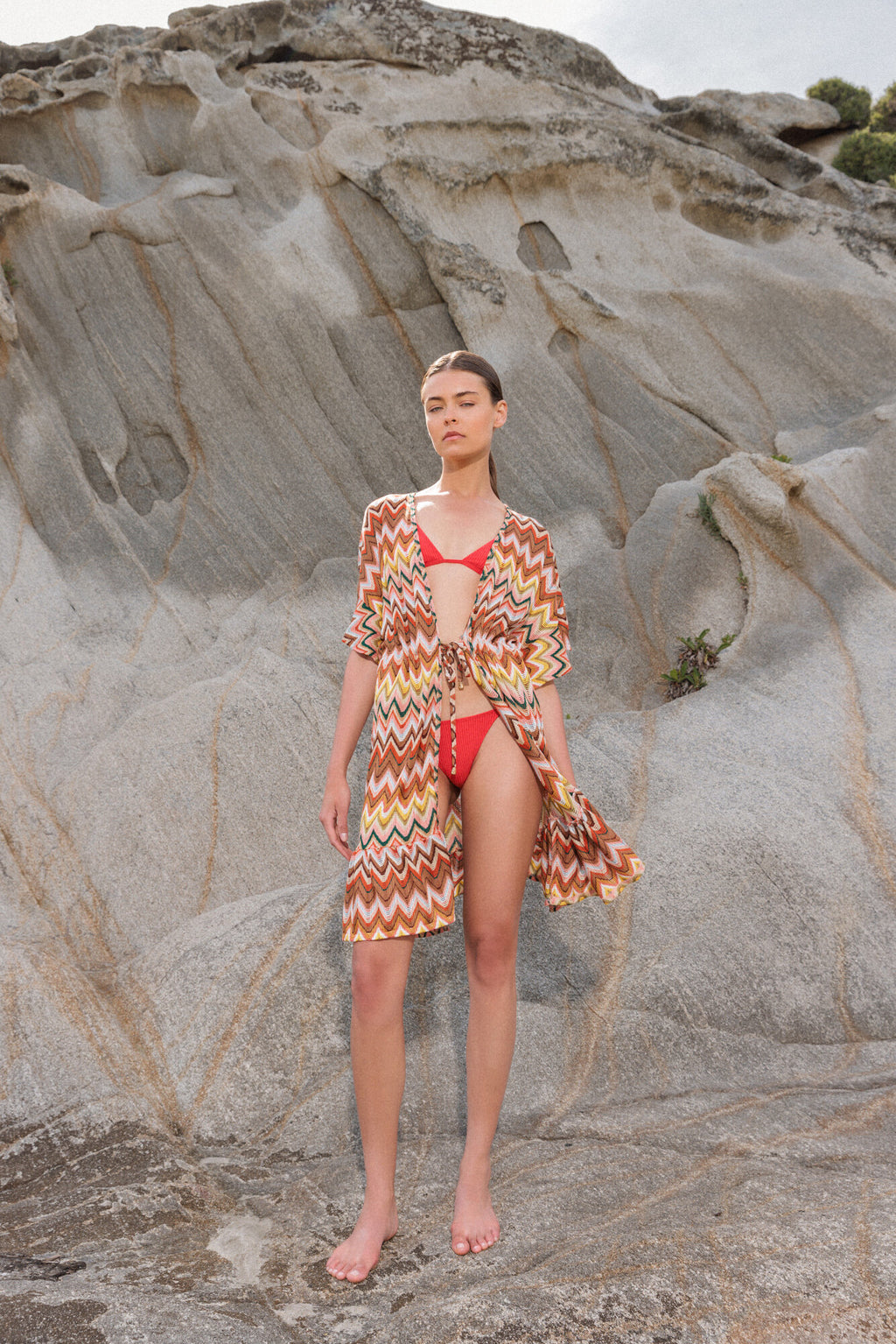 Pink Label - Beachwear Embrodery Rainbow