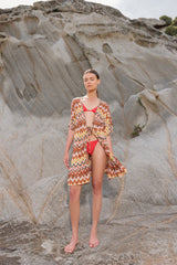 Pink Label - Beachwear Embrodery Rainbow
