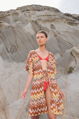 Pink Label - Beachwear Embrodery Rainbow