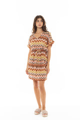 Pink Label - Beachwear Embrodery Rainbow