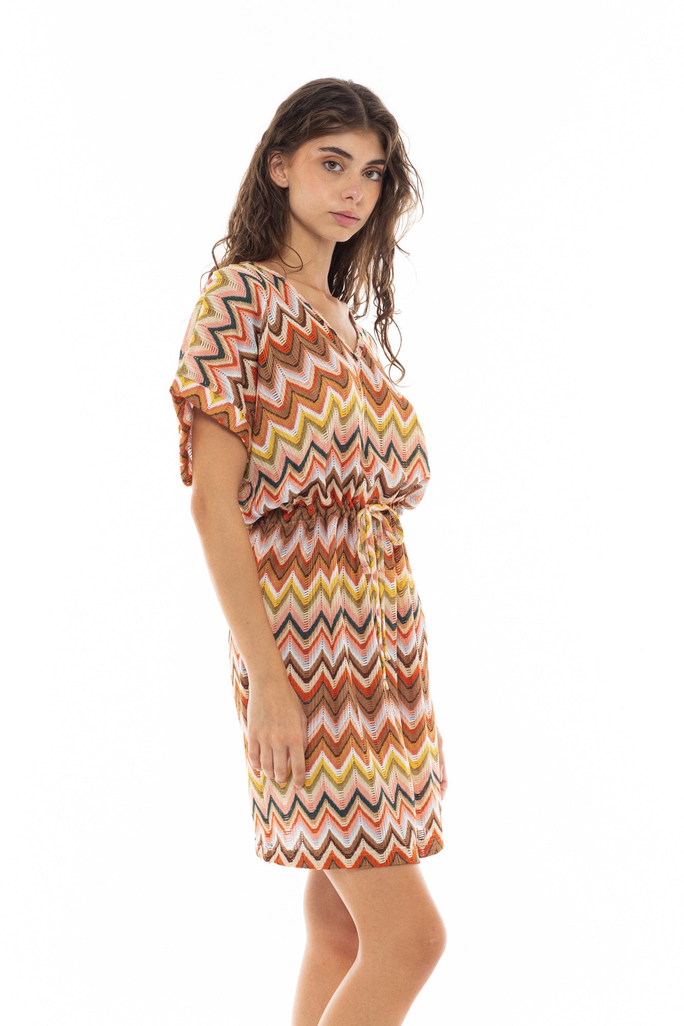 Pink Label - Beachwear Embrodery Rainbow