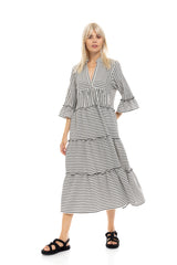 Pink Label - Beachwear Long Stripe Sand