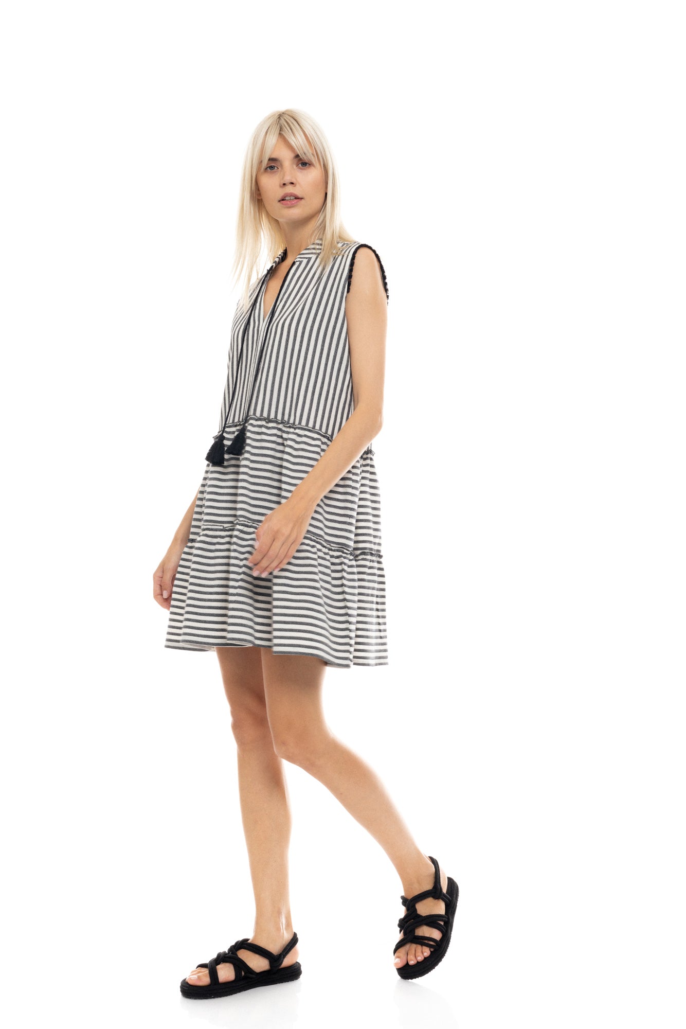 Pink Label - Beachwear Stripe Sand