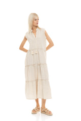 Pink Label - Beachwear Long Stripe Sand