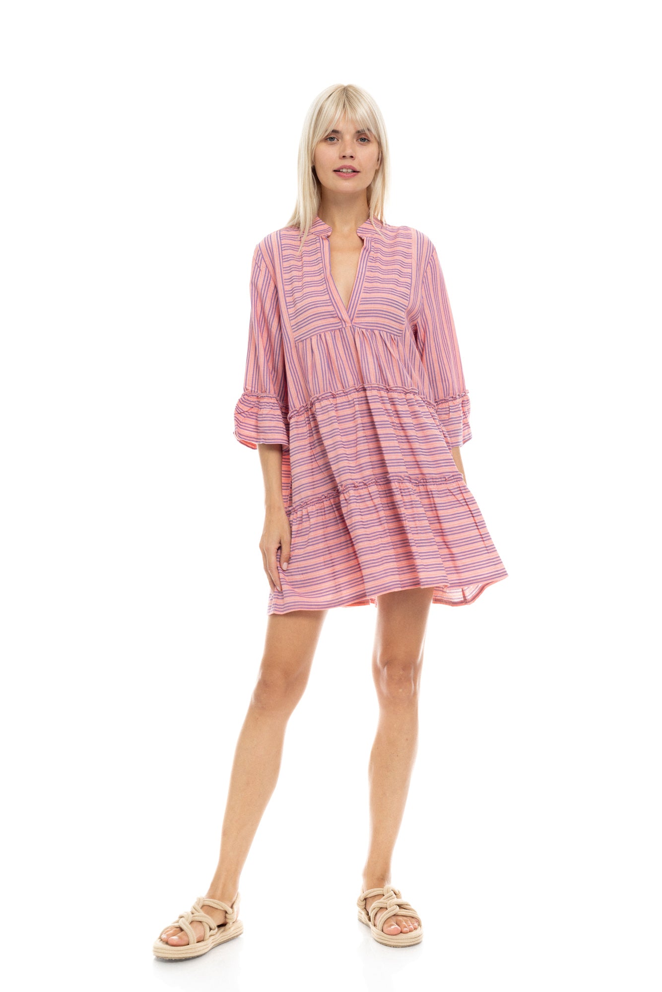 Pink Label - Beachwear Stripe Pink