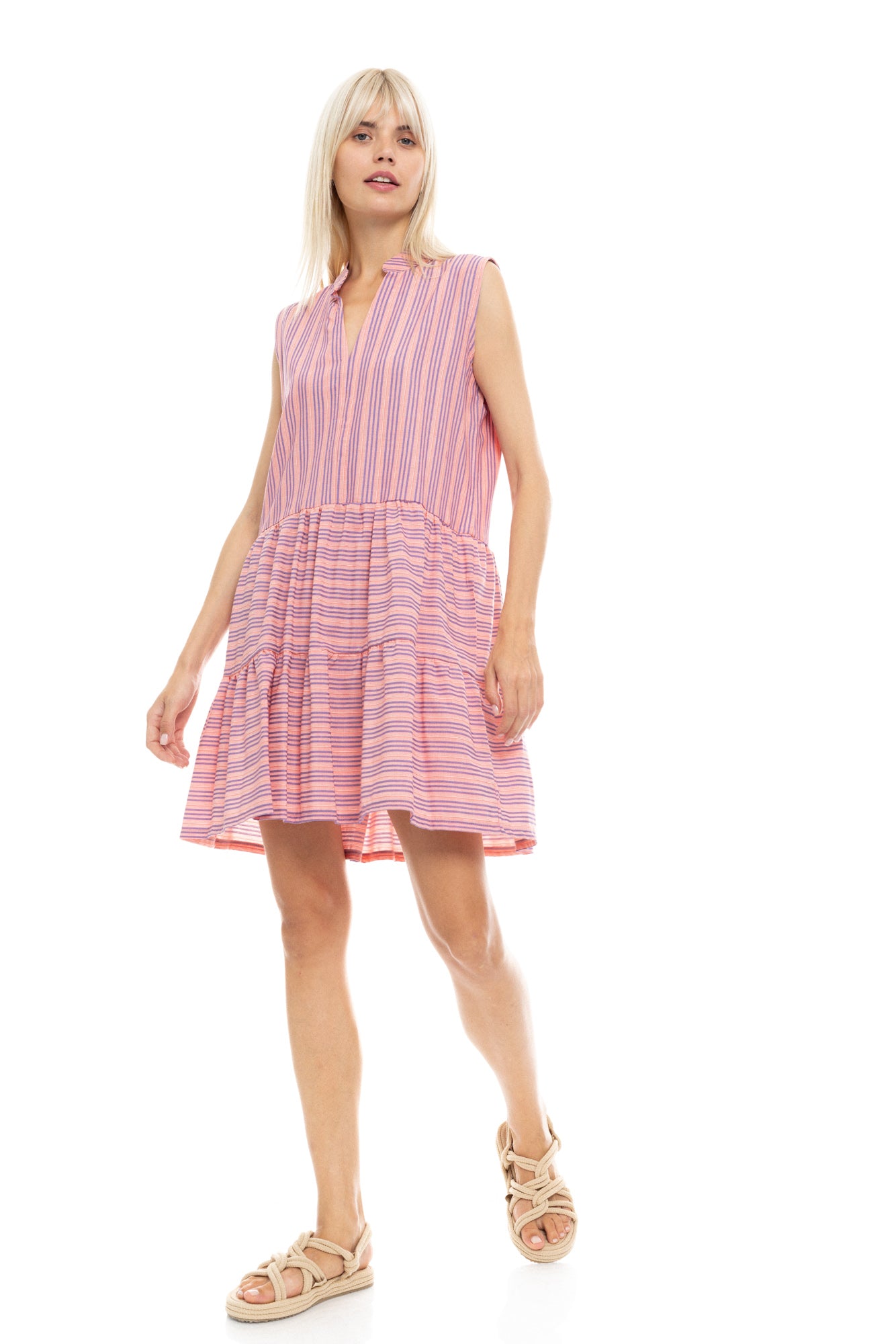 Pink Label - Beachwear Stripe Pink