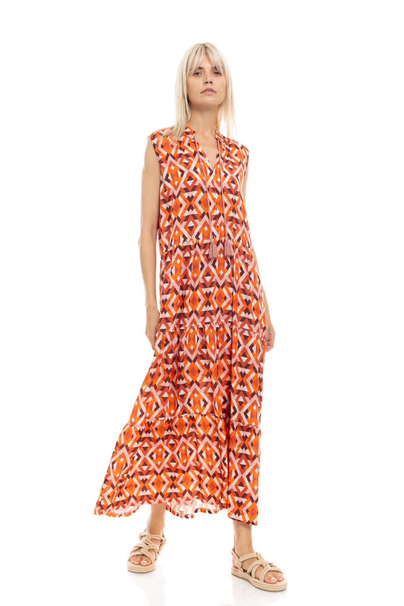 Pink Label - Beachwear Long Aztec