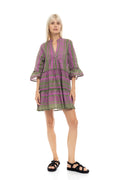 Pink Label - Beachwear Embrodery Magenta