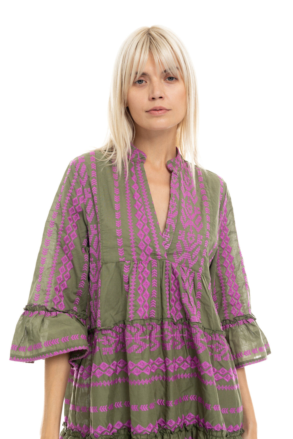 Pink Label - Beachwear Embrodery Magenta