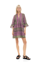 Pink Label - Beachwear Embrodery Magenta
