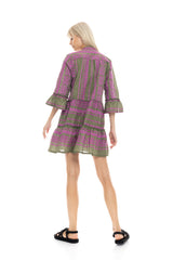 Pink Label - Beachwear Embrodery Magenta