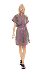 Pink Label - Beachwear Embrodery Magenta