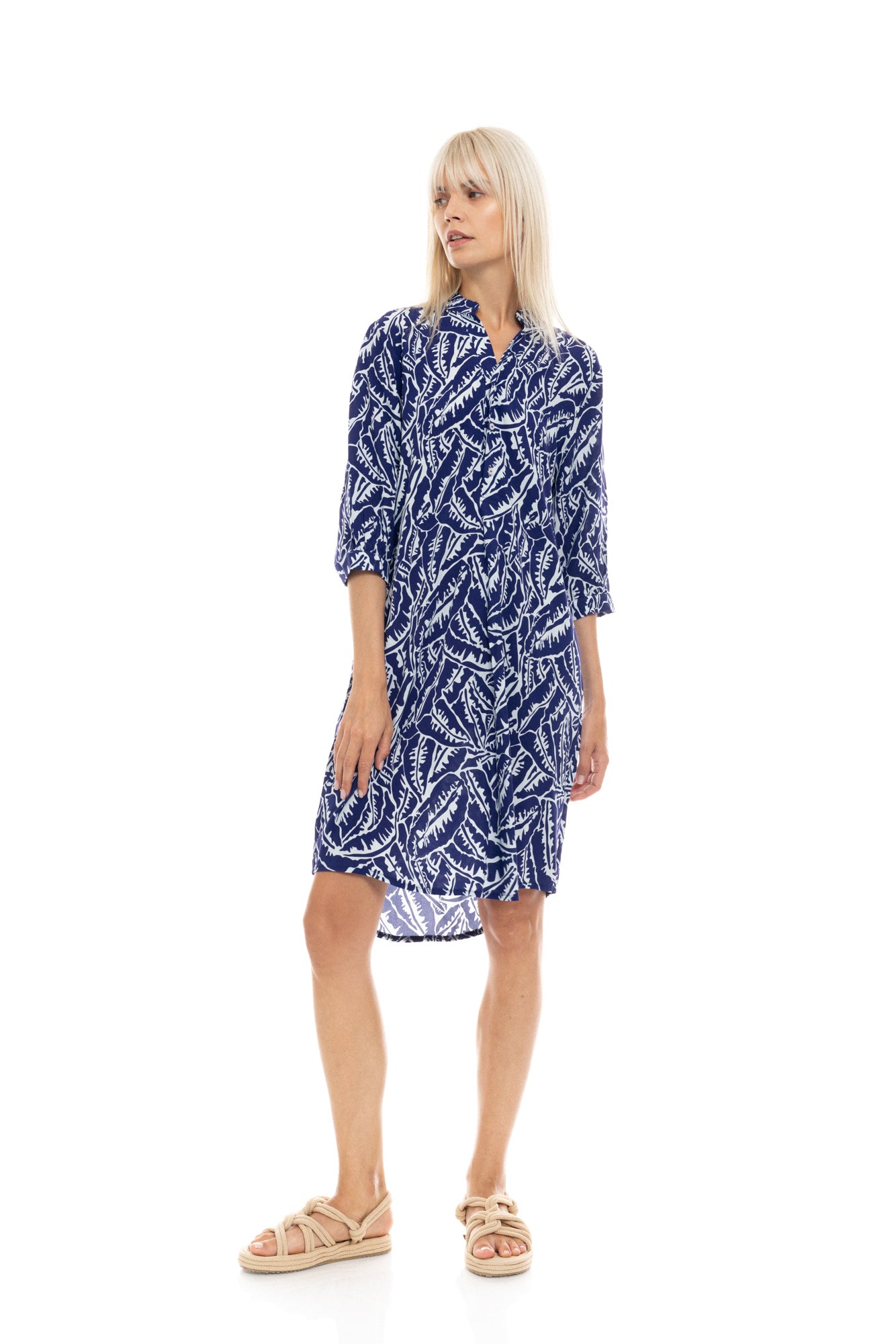 Pink Label - Beachwear Blue Palm