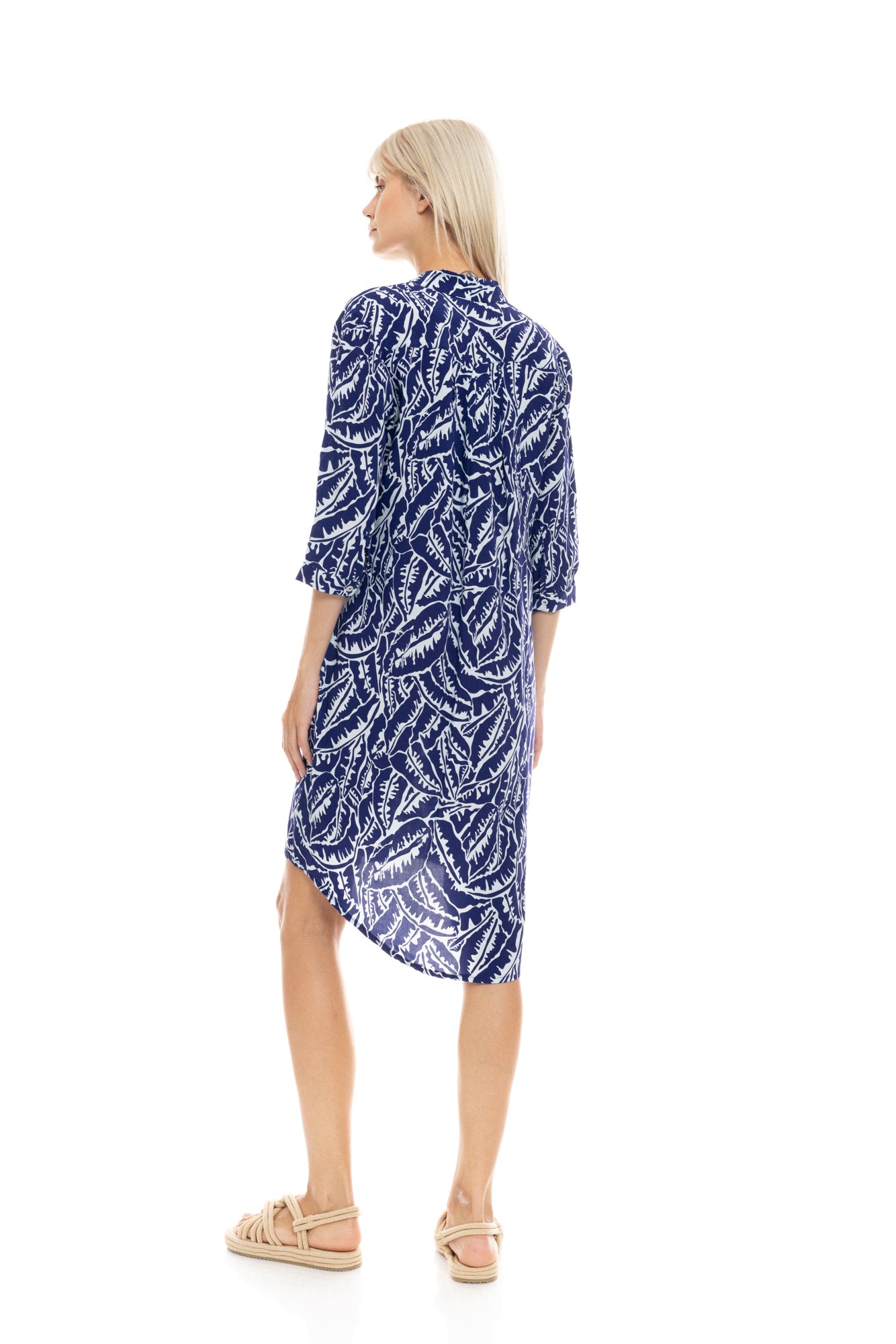 Pink Label - Beachwear Blue Palm