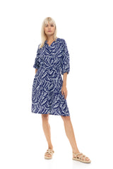 Pink Label - Beachwear Blue Palm