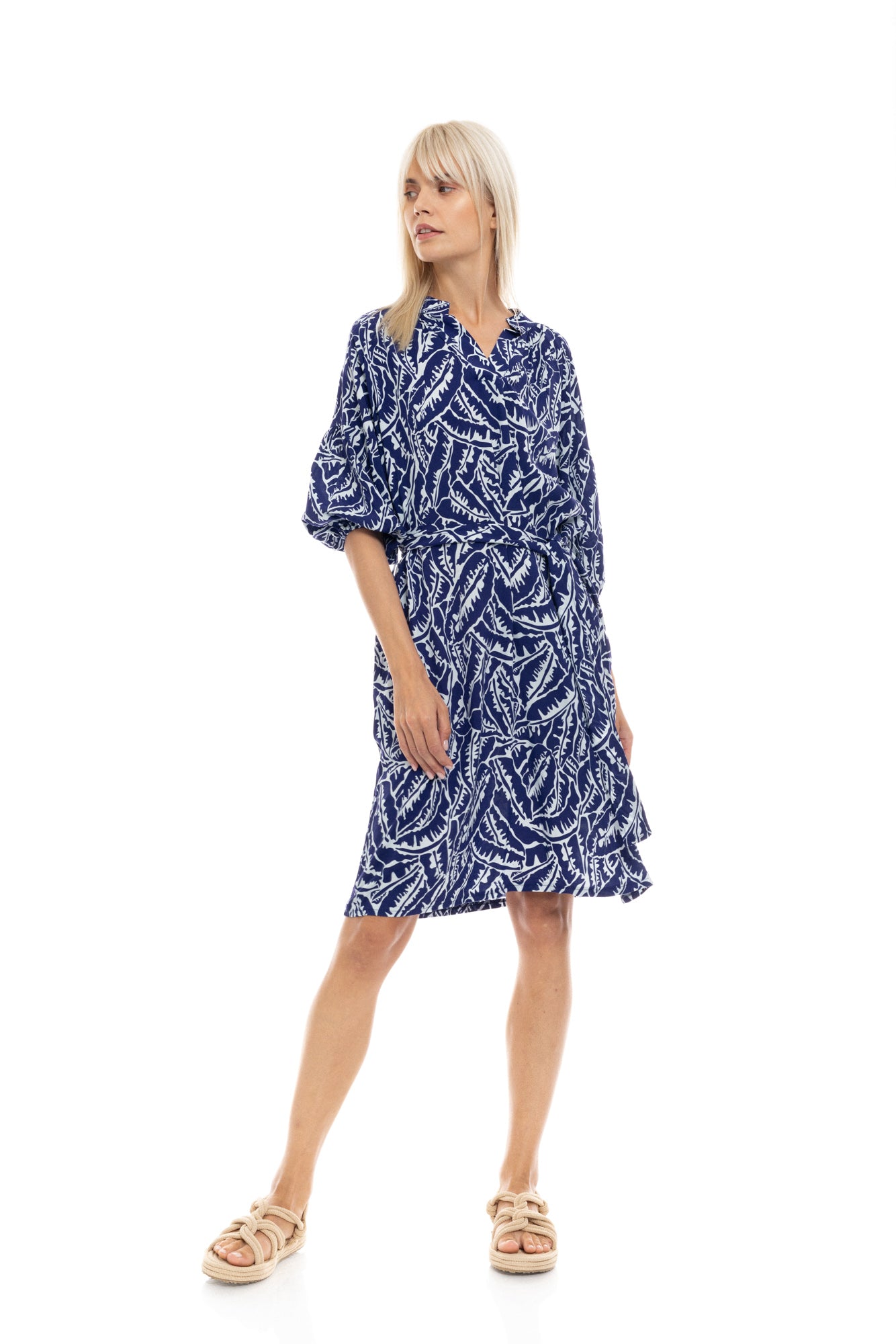 Pink Label - Beachwear Blue Palm