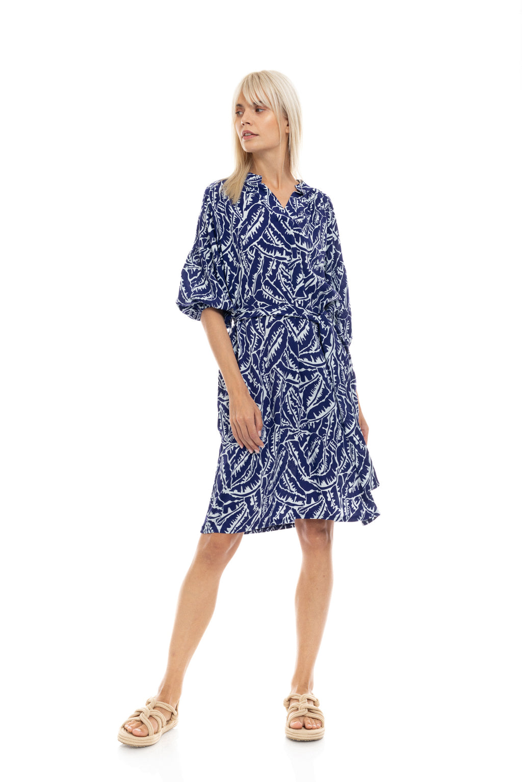 Pink Label - Beachwear Blue Palm