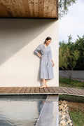 Pink Label - Beachwear Blue Stripe Long