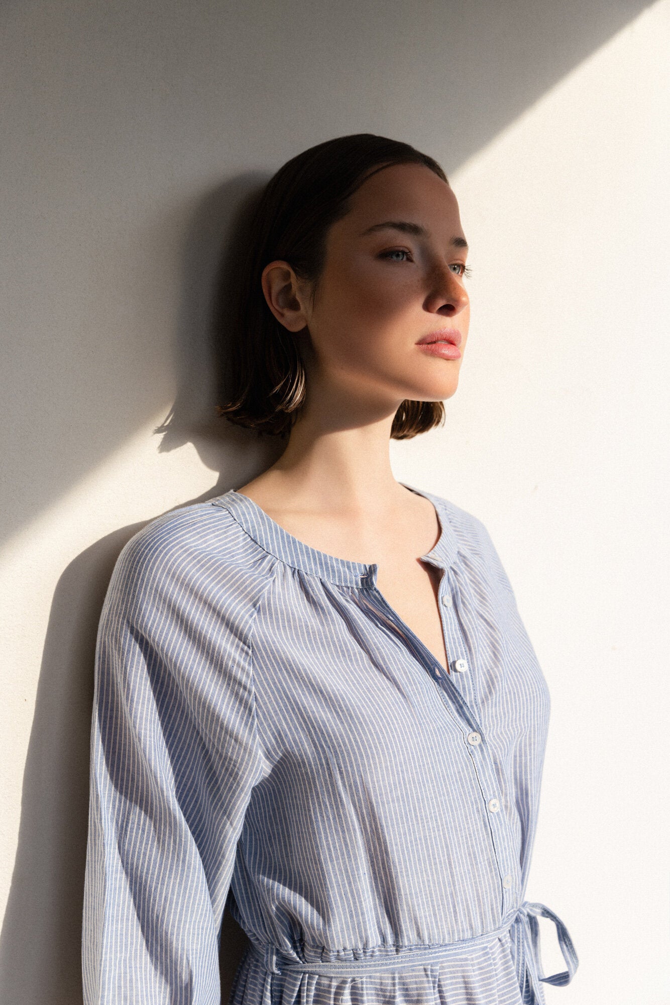 Pink Label - Beachwear Blue Stripe Long