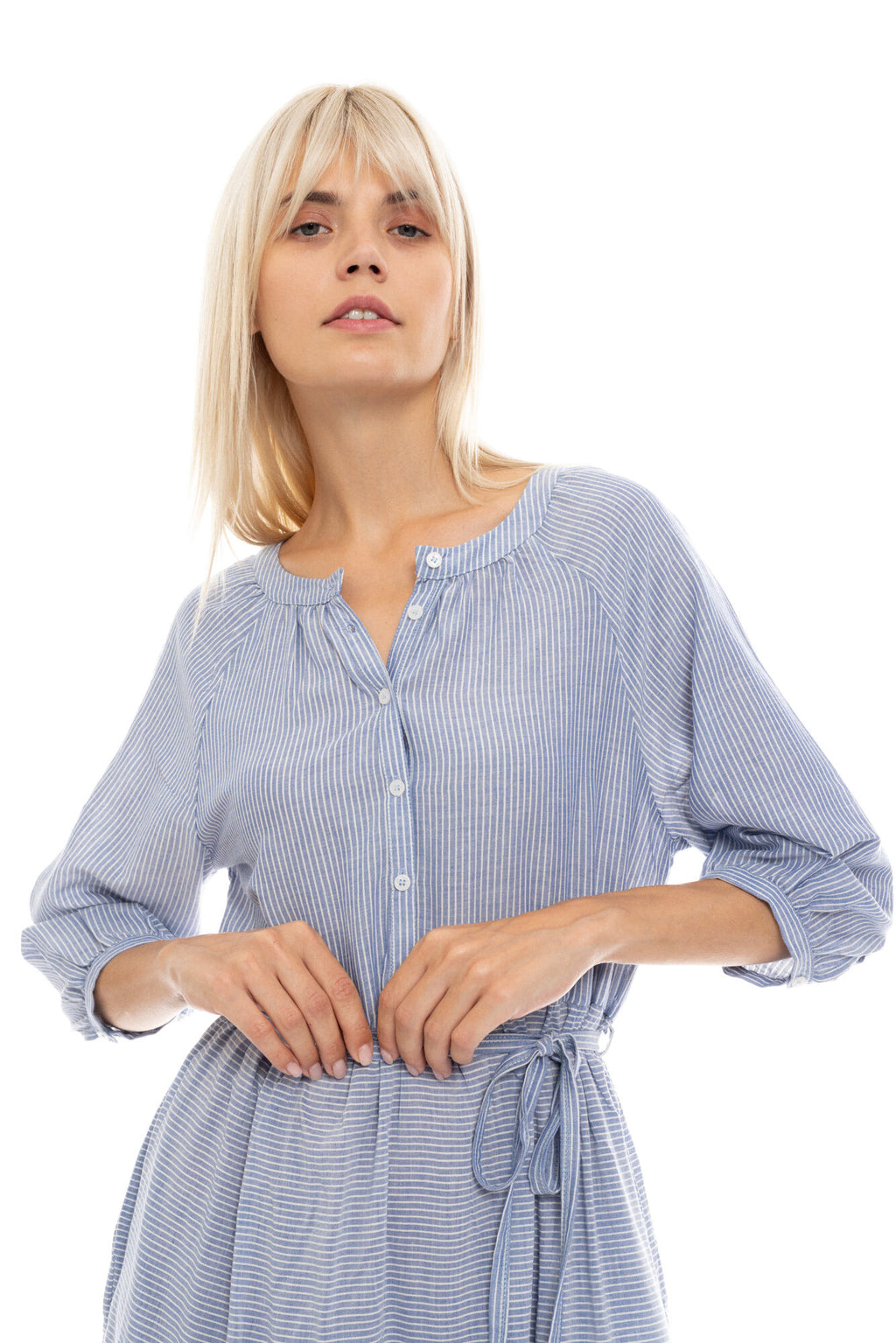 Pink Label - Beachwear Blue Stripe Long